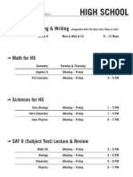 2013 Summer II Schedule Cresskill - HS (Rev.0)