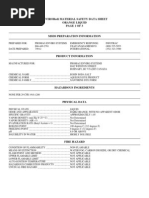 Dye Tracing MSDS ENVIRORedi Orange Liquid