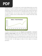 Industry Profile: Excellence in Indian Banking', India's Gross Domestic Product (GDP) Growth Will Make The