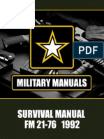 US Army Survival Manual FM 21-76 1992