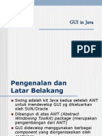 Pemrograman GUI Dalam Java