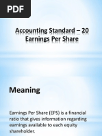 Accounting Standard - 20 Earnings Per Share