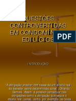 Questoes Controvertidas em Condominios Edilicios I AGADIE JoseAquino