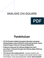 Analisis Chi Squaree