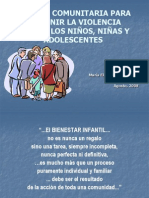 Gestión Comunitaria para La Prevención de La Violencia Contra La Infancia y La Adolescencia