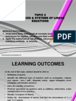 Topic 2 Matrices and System of Linear Equations