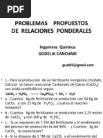 Problemas Propuestos de Relaciones Ponderales