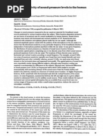 Directional Sensitivity of Sound Pressure Levels in The Human Ear Canal