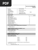 Calculo de Espesor Recipientes A Presion