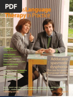 Speech & Language Therapy in Practice, Spring 2010