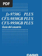 Manual Completo de Calculadora Casio CFX 9850gb Plus