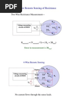 Multimeter For Remote Sensing of Resistance: Two Wire Resistance Measurement