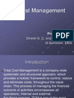 Total Cost Management