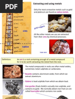 IGCSE Chemistry - Extraction and Uses of Metals