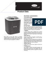 Product Data: 38CKE 50Hz Air Conditioner With R - 410a Refrigerant Single and Three Phase 1 - 1/2 To 5 Tons