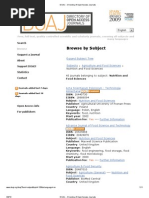 DOAJ - Directory of Open Access Journals Food and Nutrition