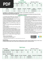 Passenger Coupon: Conditions of Contract