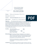 Strategy Course Outline FCC 2013a