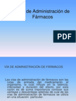 Via de Administración de Fármacos