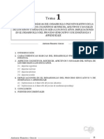 Tema-1CARACTERÍSTICAS BÁSICAS DEL DESARROLLO PSICOEVOLUTIVO DE LA