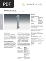 Data Sartocon X-Cap15 SPC2065-e