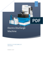 Electro Discharge Machine: Metereology & Machining Lab