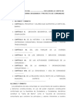 NORMAS de CONVIVENCIA para El Consejo Comunales Proyecto