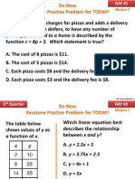 Algebra 2 Quarter 3 Do Nows