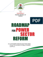 Roadmap For Power Sector Reform Full Version