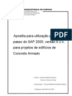 Apostila SAP2000 Português PDF