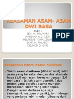 Keasaman Asam - Asam Dwi Basa