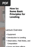 Levelling Introduction