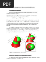 Interseccion de Superficies PDF