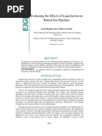 Evaluating The Effects of Liquefaction On Buried Gas Pipelines