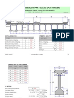 Perhitungan Balok Girder I Prategang