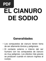 El Cianuro de Sodio