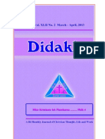 Didakhe - March - April, 2013 PDF