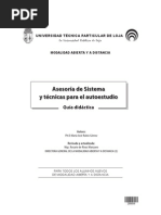 JORNADA DE ASESORÍA DE SISTEMA Y TÉCNICAS PARA EL AUTOESTUDIO - Guia