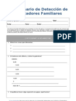 Cuestionario de Deteccion de Refuerzos Familiares