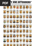 DWI Offenders - Jan.-March 2013