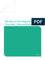 Review of The Regulation of Cosmetic Interventions