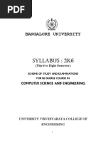 UVCE CSE Syllabus