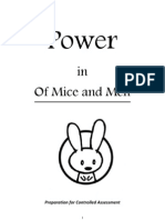 Power: in of Mice and Men