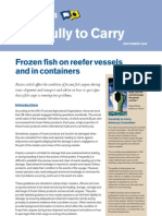 Frozen Fish On Reefers and in Containers