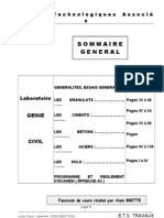 Cours Labo PARTIE 1 - GENERALITES ET ESSAIS GENERAUX