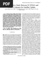 A Comparative Study Between SC-FDMA and OFDMA Schemes For Satellite Uplinks