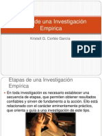 Etapas de Una Investigación Empirica