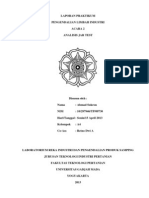 Analisis Koagulasi Dan Flokulasi