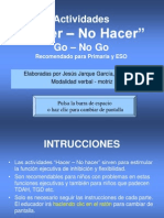 Actividades Hacer No Hacer