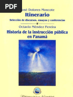 Octavio Méndez Pereira - Historia de La Instrucción Pública en PanamáTomo - XII